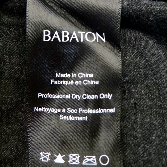 NEW! Babaton Aritzia Dress Pants Stretch Charcoal Gray SZ 0 - Picture 6 of 7